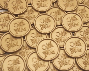Custom Wax Seals|Handmade Wax Seal Stickers|Self-Adhesive Wax Seal|Initial|Wax Seal-Wedding Invitation Seals