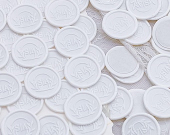 Wax Seal-Wedding Invitation Seals, Wax Seal-Envelope Seals,Custom Wax Seals|Handmade Wax Seal Stickers|Self-Adhesive Wax Seal|Initial