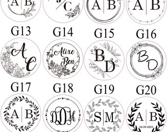 customize your own design, personalized wax seals, wax seals for wedding initials,Custom wax seal sets for wedding invitations