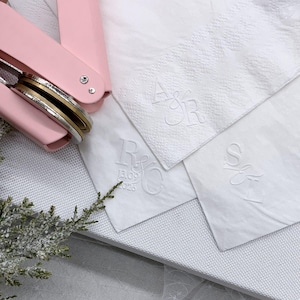 Monogram Embosser-Personalized Embosser-Wedding Embosser-Custom Embosser Stamp-Initials Embosser-Book Lover Gifts-Custom Embosser Stamp