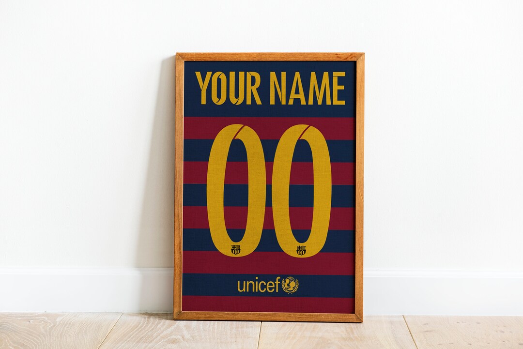 custom barcelona jersey