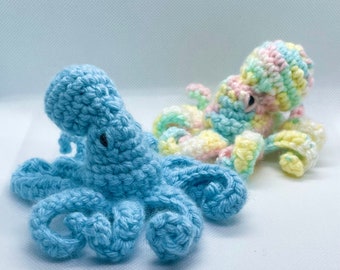 Handmade Mini Octopus Toy - Amigurimi Plush