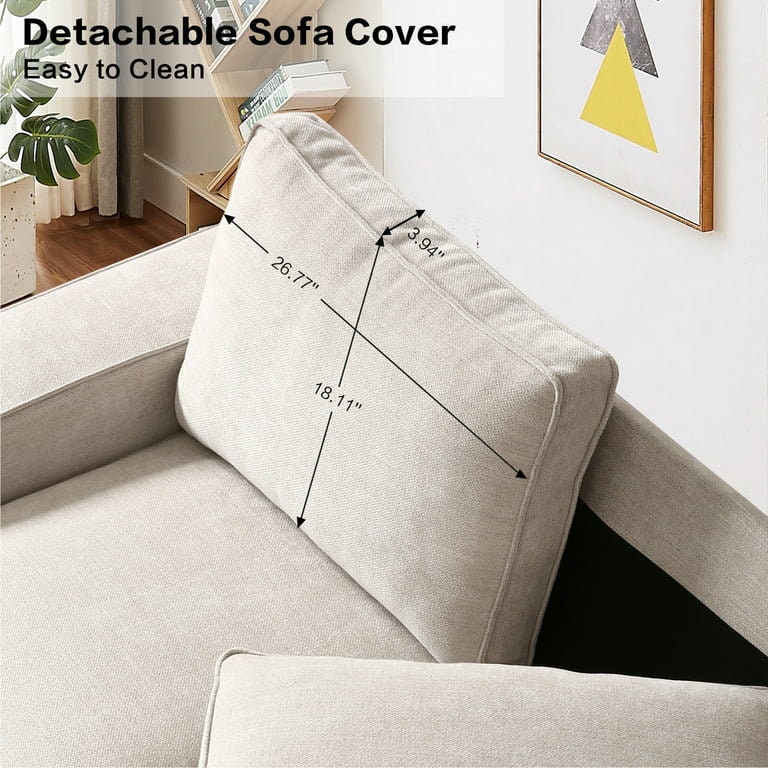 Modern Loveseat Sofa for Living Room Chenille Sofa and Couch Etsy