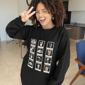 Coffee Obsessed Sweatshirt Warm Stylish Unisex Crewneck for Java Lover