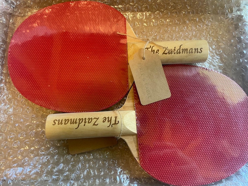 Raqueta de tenis de mesa personalizada / Raqueta de ping pong grabada / Raqueta de tenis de mesa con nombre personalizado / Regalo deportivo para él/ella imagen 13