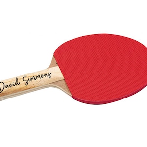 Raqueta de tenis de mesa personalizada / Raqueta de ping pong grabada / Raqueta de tenis de mesa con nombre personalizado / Regalo deportivo para él/ella imagen 17