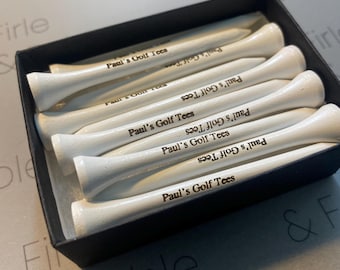 Personalised engraved golf tees, Golf Gift for Groomsman, Best man golf gift, Golf stag do, Father of the Bride golf gift, Golf Weekend
