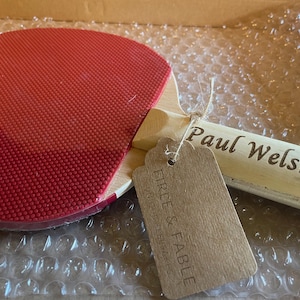 Raqueta de tenis de mesa personalizada / Raqueta de ping pong grabada / Raqueta de tenis de mesa con nombre personalizado / Regalo deportivo para él/ella imagen 6