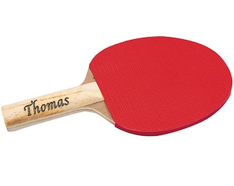 Personalised Table Tennis Bat | Engraved Ping Pong Paddle Gift | Custom Name Table Tennis Racket | Sports Gift for Him Her