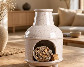 Ceramic Palo Santo Holder Incense Burner Handmade Smudge Stick Holder Bottle Shape Ceramic Decor Meditation Gift Home Fragrance Dish