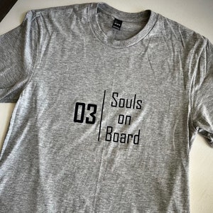 3 Souls on Board, HEMS/Medevac, Flight Nurse/Flight Paramedic/Pilot T-shirt