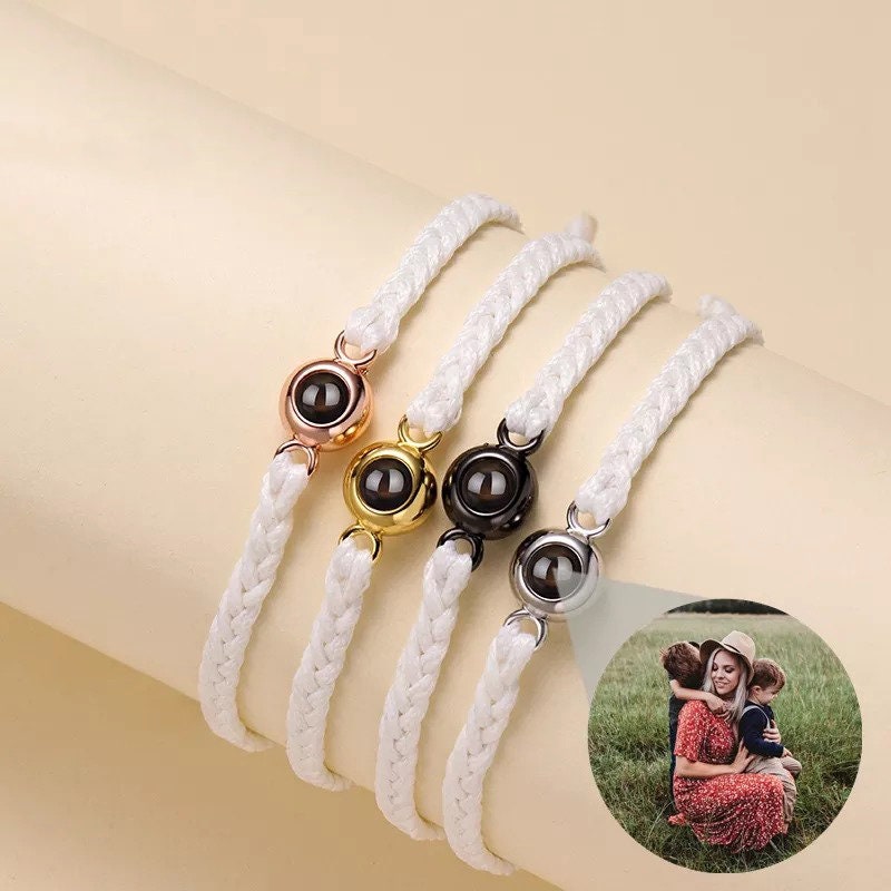 Pulsera de proyección para hombre Pulseras de fotos para Etsy España