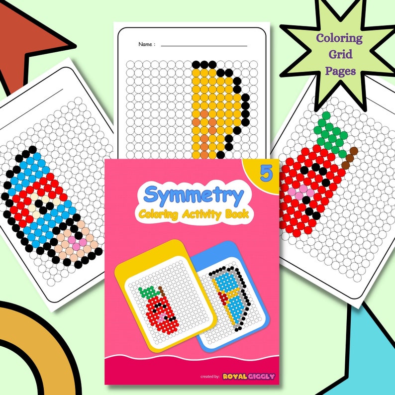 Symmetry Worksheets Symmetry Art and Math Printable Line of Symmetry ...