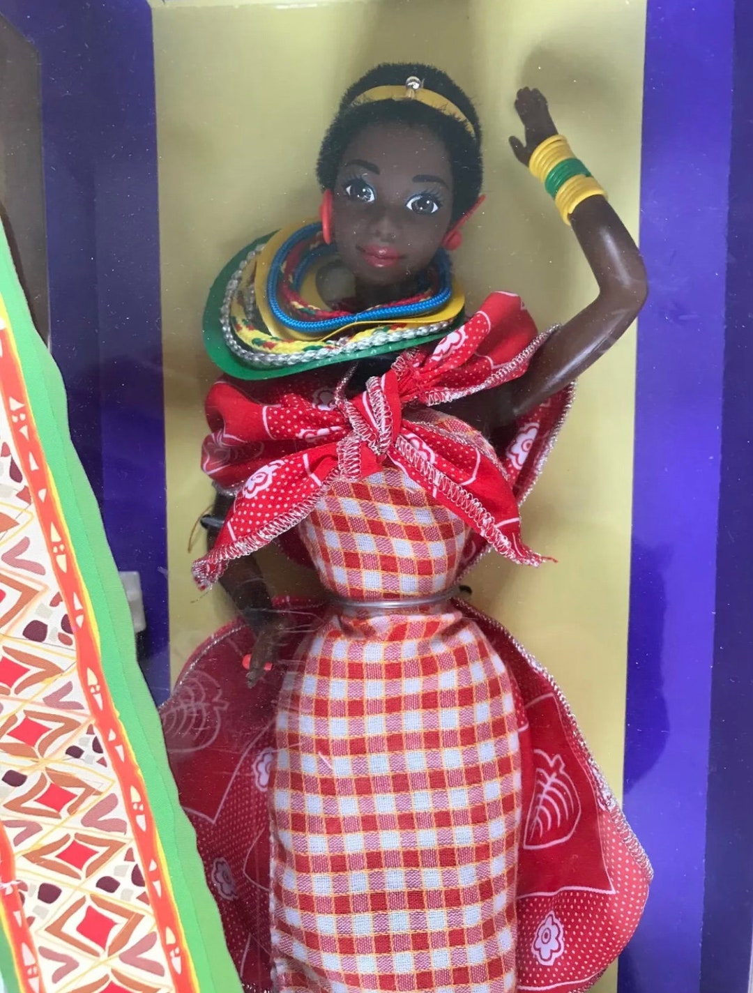 Barbie Doll Kenyan Black Heritage World Dolls Limited Edition Rare Afro