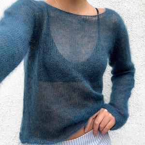 Patrón de tejido de mohair de Mombasa