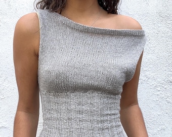 Modello di maglia per la parte superiore con bottoni di Barcellona