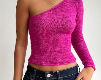 Athens Asymmetric Top Knitting Pattern - Etsy