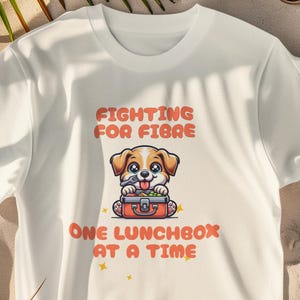 Child Nutritionist T-shirt Pediatrician Tee Pediatric Dietitian Shirt RDN Gift Fighting For Fiber One Lunchbox At A Time Top RD Student Gift
