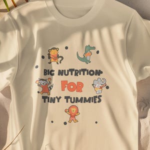 Pediatrician Tee Pediatric Dietitian Shirt RDN Gift Child Nutritionist T-shirt Big Nutrition For Tiny Tummies Top RD Student Graduation