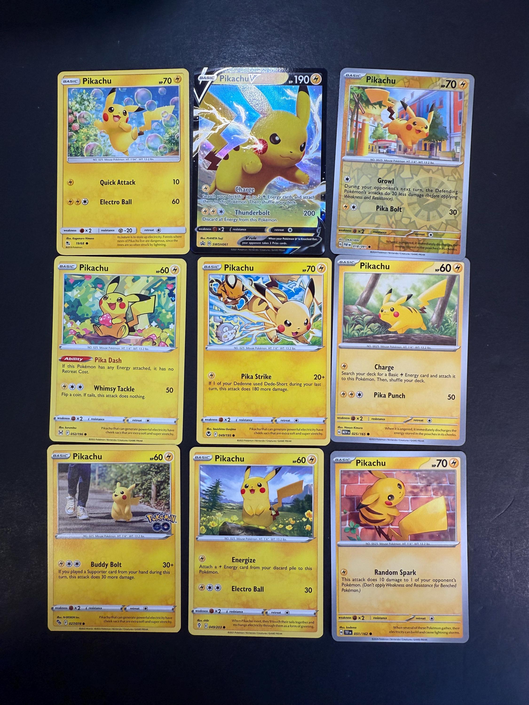 ①⭐️complete pokemon ART色紙　ミニ色紙　当時物pikachu ピカチュウやリザードンなど水彩画風に描かれた『ポケモン』の