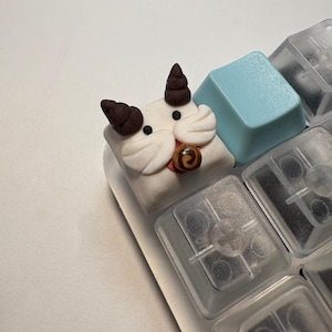 Poro Artisan Keycap for Mechanical Keyboard, League of Legends, TFT, Handmade, Cherry Gateron MX gift for PC Gamers