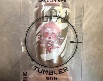 Skull panda tumbler