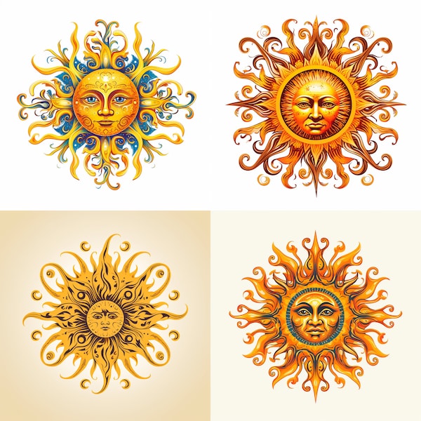 Conception de tatouage solaire | Signification du tatouage solaire | Idées de tatouage de soleil | Tatouage Soleil Levant Tribal Soleil Tatouage Flash | Téléchargement numérique, pochoirs de tatouage