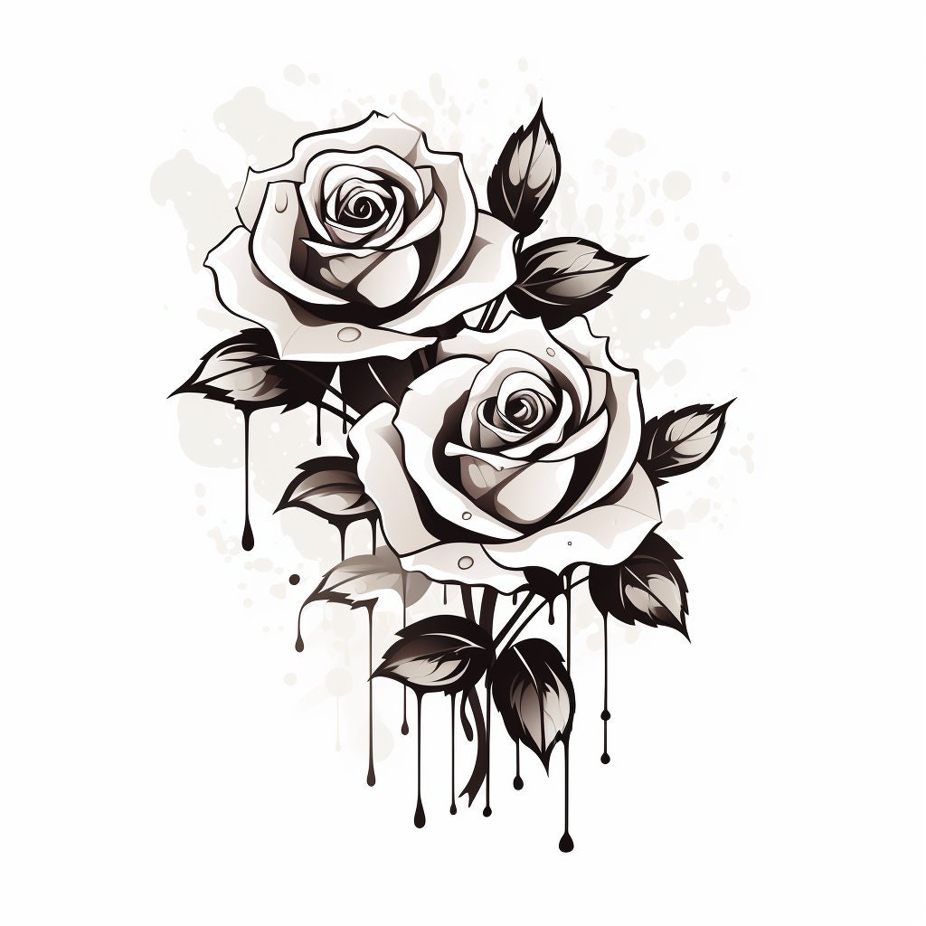 Rose Tattoo Designs, Simple Small Rose Tattoos Designs, Traditional