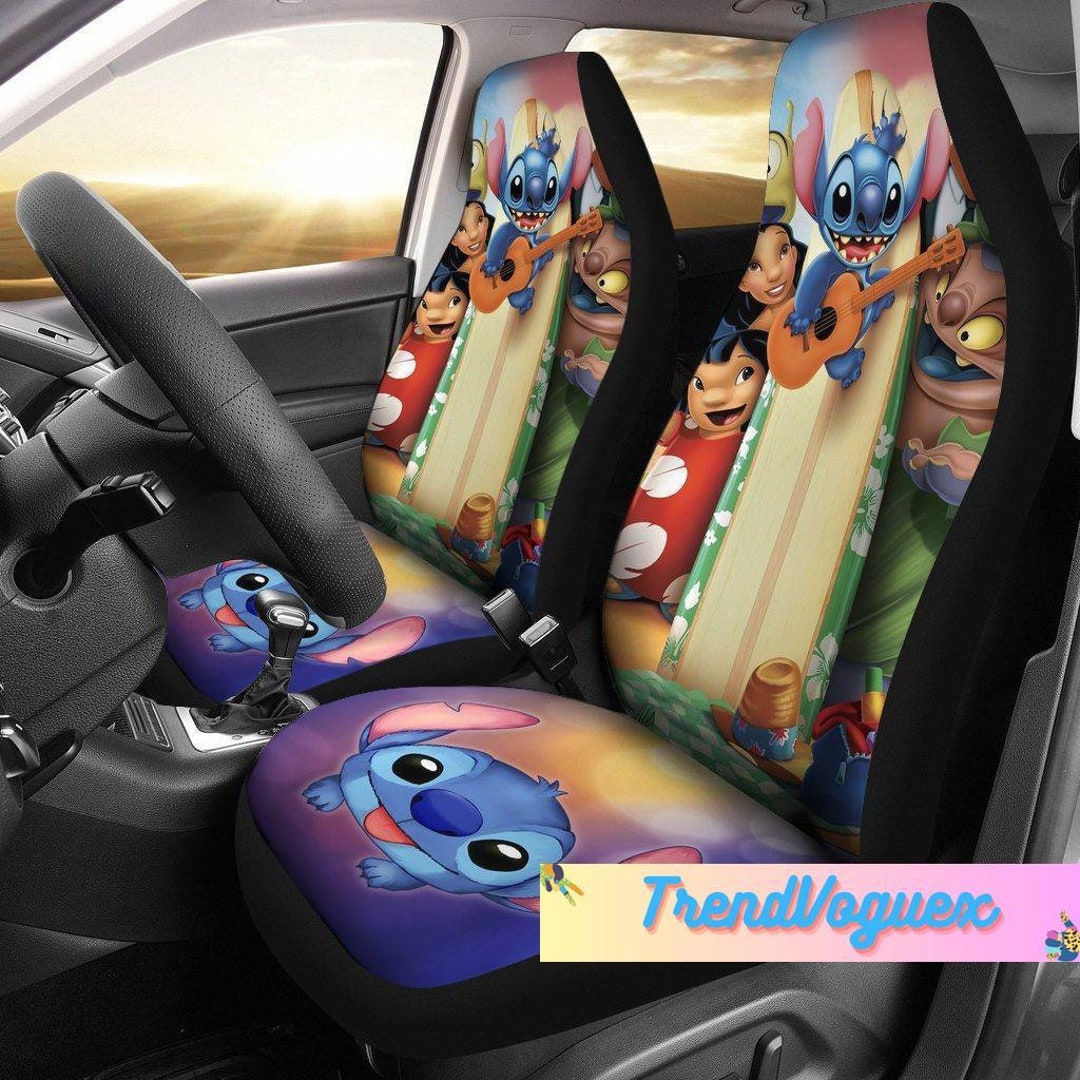 Stitch Car Seat Covers Lilo and Stitch Car Seat Protector Etsy