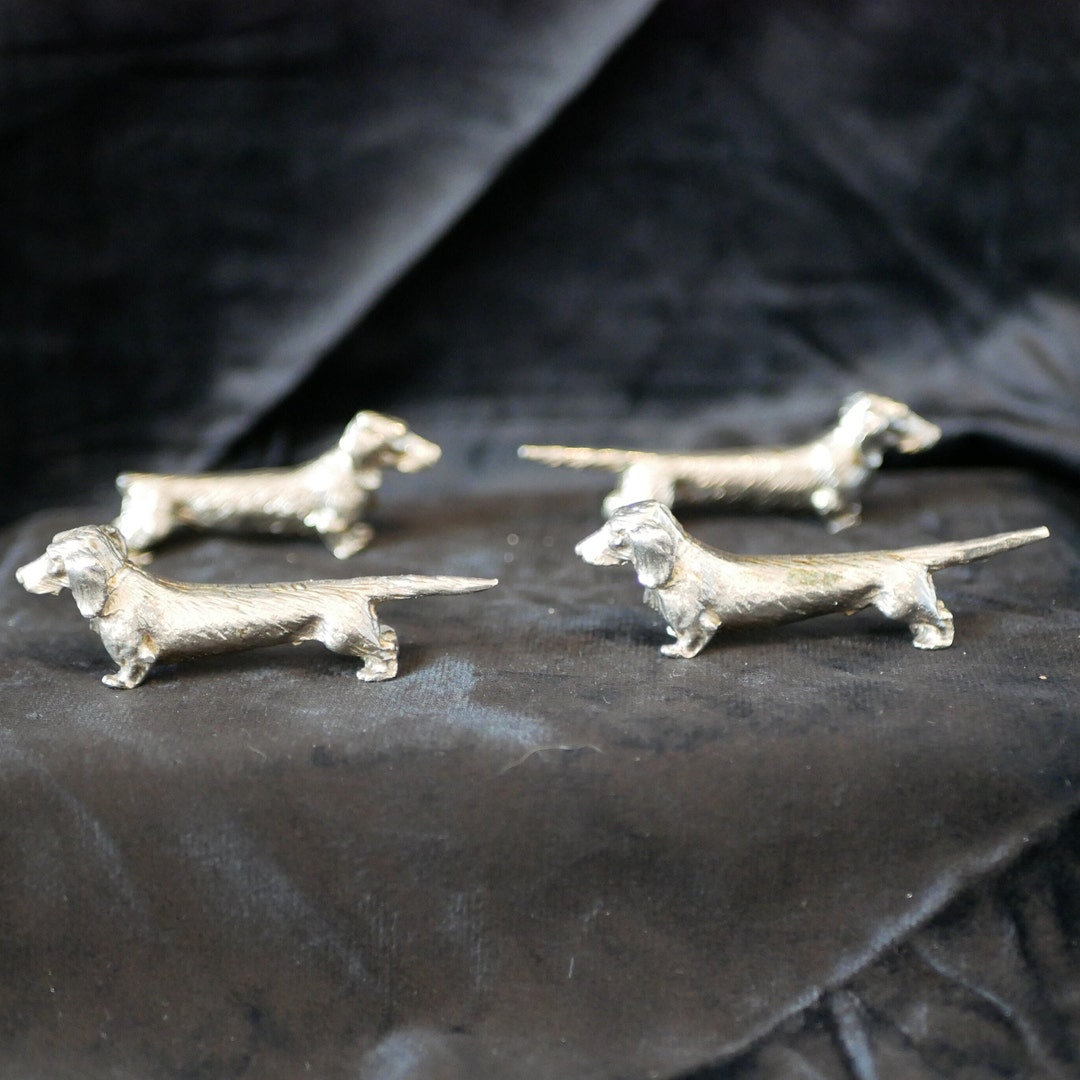 LOT DE 12 REPOSE COUTEAU VINTAGE TECK + METAL SCANDINAVE ANNEES 50