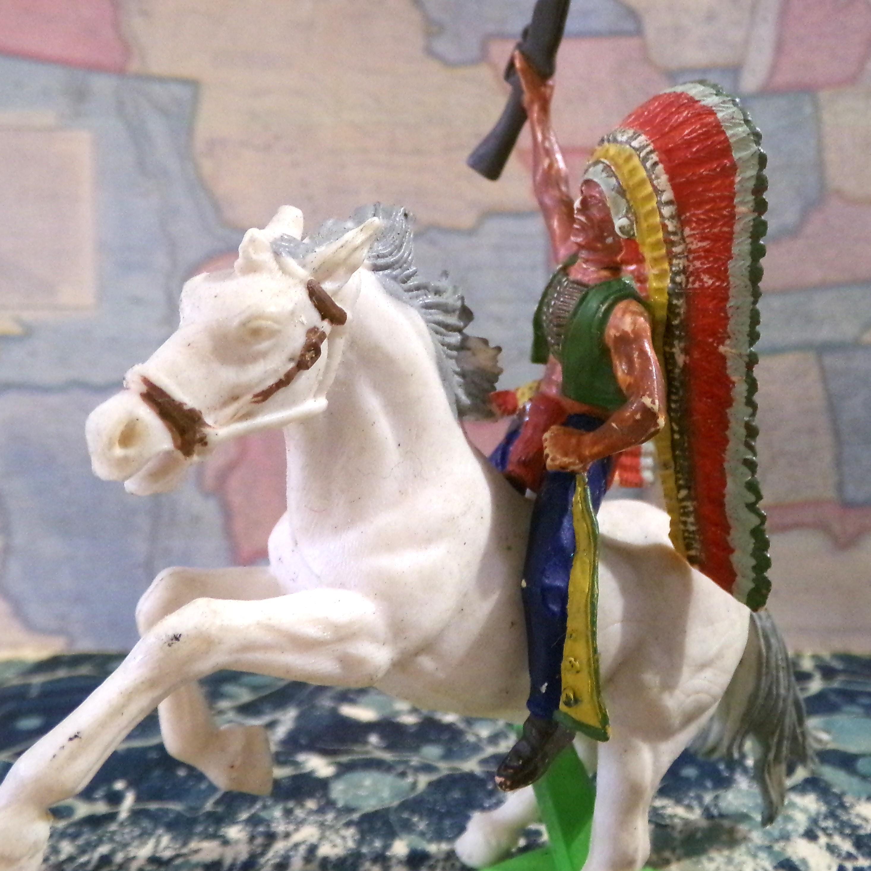 Britains deetail LTD. Ride the Plains Indians. One Indian short of a complete set