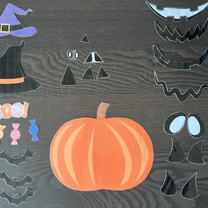 Halloween afdrukbare pompoenversieringsactiviteit voor EYFS en KS1