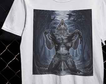 Wolf Ripping Shirt, Funny Meme Shirt, Sitting Wolf, Gift for Best Friend, Literally Me, Alpha Wolf, Werewolf, Emo Shirt, Weirdcore Shirt
