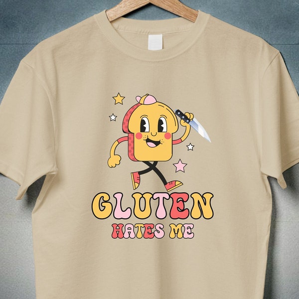 Gluten Tolerant Shirt, Funny Retro Vintage Gluten Intolerant Women, Oddly Specific Shirt, Gift For Her, Gluten Free Sourdough Bakery Cookies