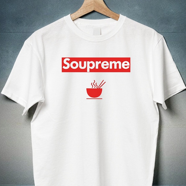 Parodie de logo meme Soupreme Funny Shirt, Chemise sarcastique, Chemises étrangement spécifiques, Chemises déséquilibrées, Chemises inappropriées, Chemises rigolotes stupides,