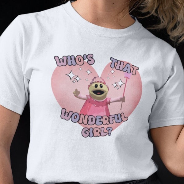 Nanalan Whos That Wonderful Girl Shirt, Meme Trend Viral Funny Shirt, Canadian Cartoons Kid, Could she be any cuter