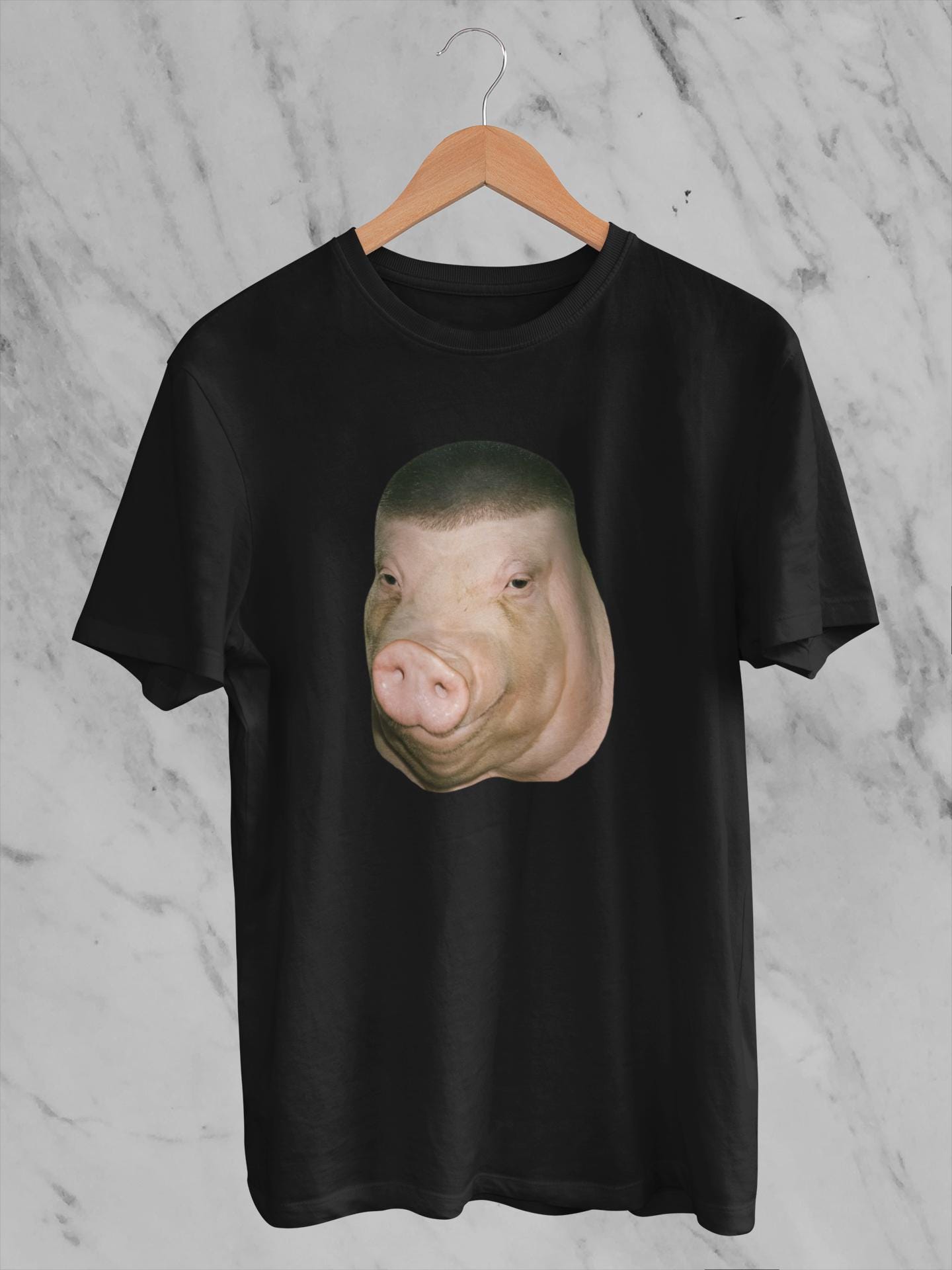 Fade Pig Exploding Wigger Pig Fade Buzz Haircut Funny Meme Shirt, Inappropriate Brainrot ...