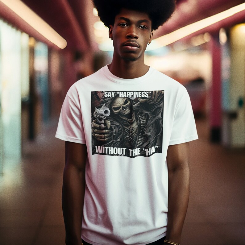 Evil Skeleton Shirt Meme , Funny Sarcastic Ironic, Grim Reaper Meme