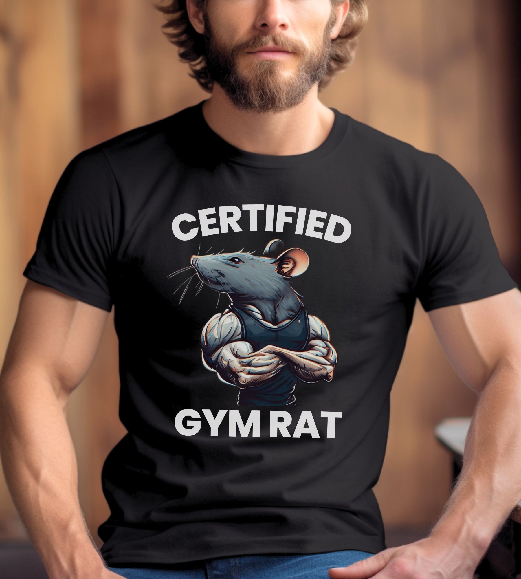  Gym Rat Definition Funny Noun Premium T-Shirt : Clothing, Shoes  & Jewelry