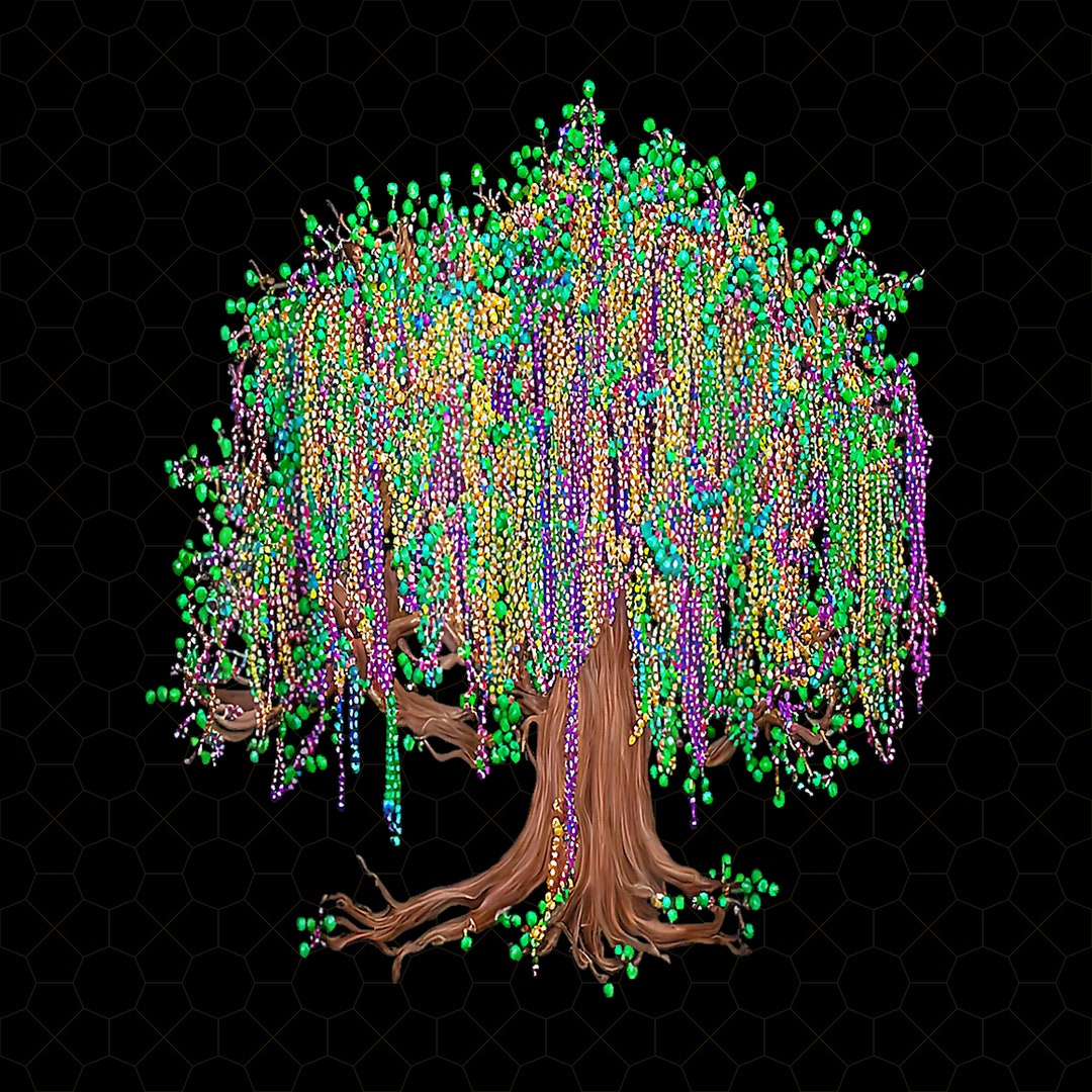 universal mardi gras tree