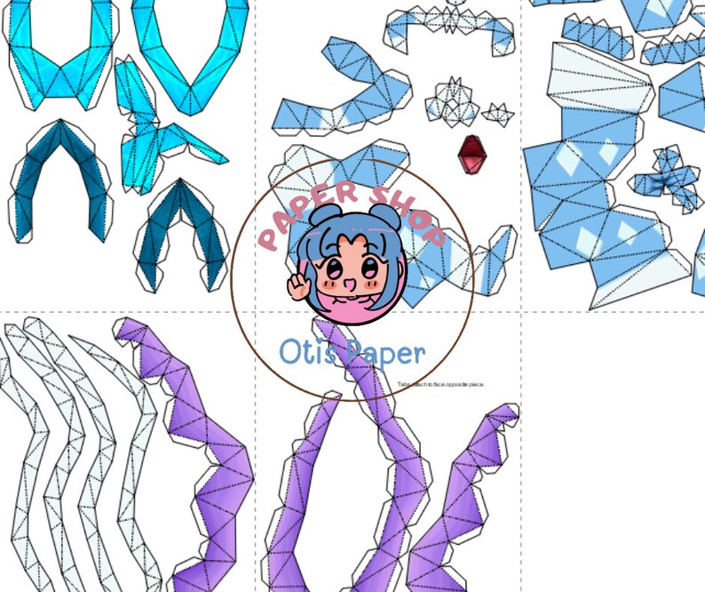 SUICUNE Pokémon Papercraft PDF SVG Figure - Etsy Australia