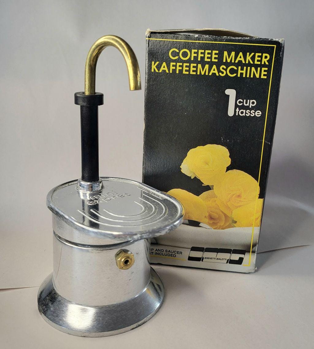 Cafetière Italienne Style Moderne - Rare Cuisinière à Expresso