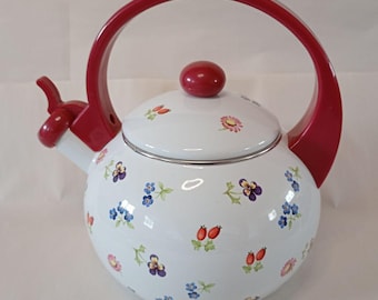 Teiera Villeroy & Boch Petite Fleur in smalto - 2 litri, prodotta in Francia, stile francese.