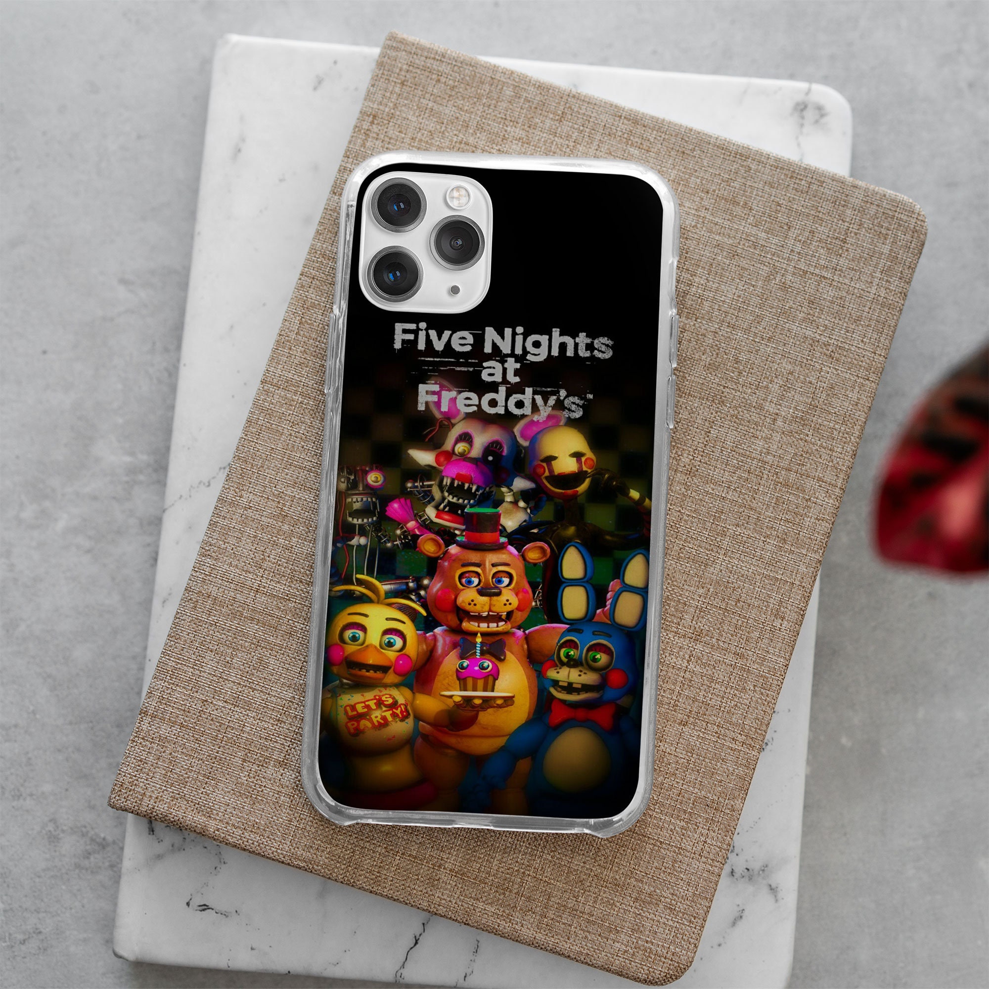  FNAF 2 Withered Freddy Fazbear Case Cover Compatible for iPhone  (XR) : טלפונים סלולריים ואביזרים