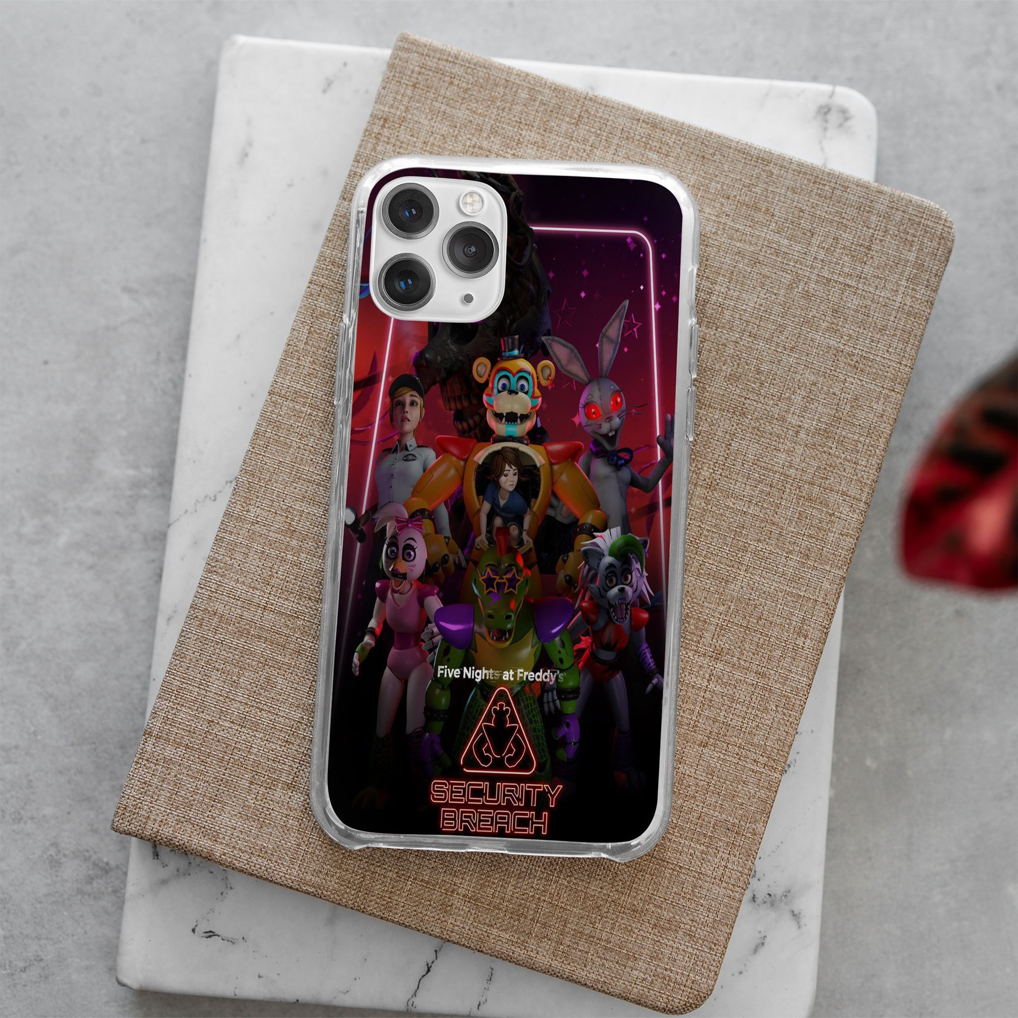 plush Bonnie Five nights at freddy's iPhone Case by NekoSkeleton