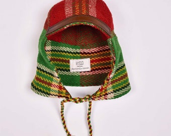 Woolen Hat (Rhodope blanket), Green and Red