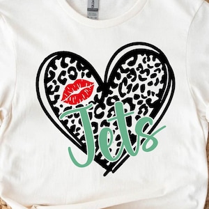 Jets svg, Jets Leopard svg, Go Jets svg, Jets Fußball svg, Jetsvg, Maskottchen, Schule, svg, dxf, eps, png, pdf, Sublimation, geschnittene Datei, htv, vecto