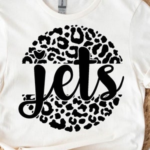 Jets svg, Jets Leopard svg, Go Jets svg, Jets Fußball svg, Jetsvg, Maskottchen, Schule, svg, dxf, eps, png, pdf, Sublimation, geschnittene Datei, htv, vecto