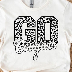 Cougars svg, Cougars leopard svg,Go Cougars svg, Cougars Football Svg,Cougarsvg, Mascot, School, svg, dxf, eps, png, pdf, sublimation, cut f