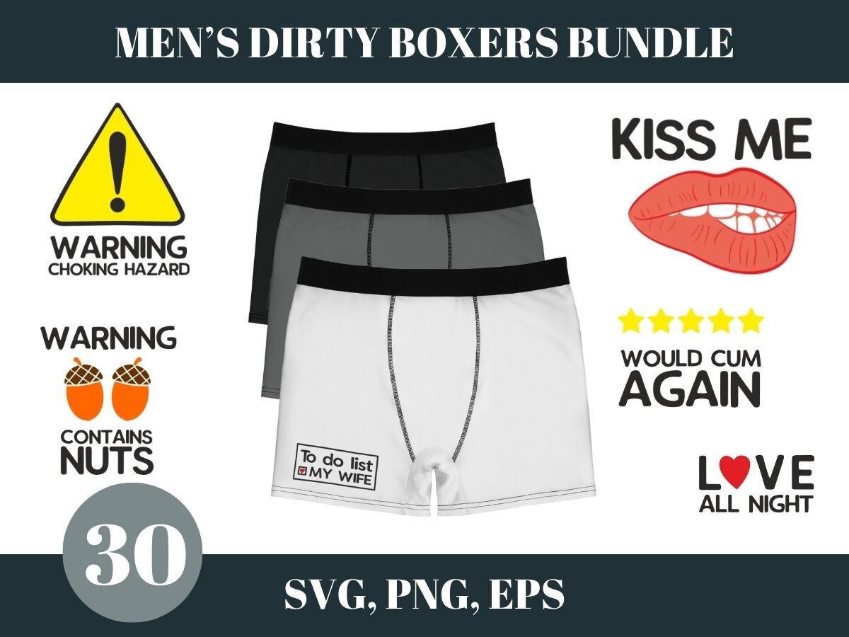 Valentine Boxers. Naughty Boxers. Hilarious Gift. Man. Husband